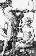 Albrecht Durer Apollo and Diana oil painting artist